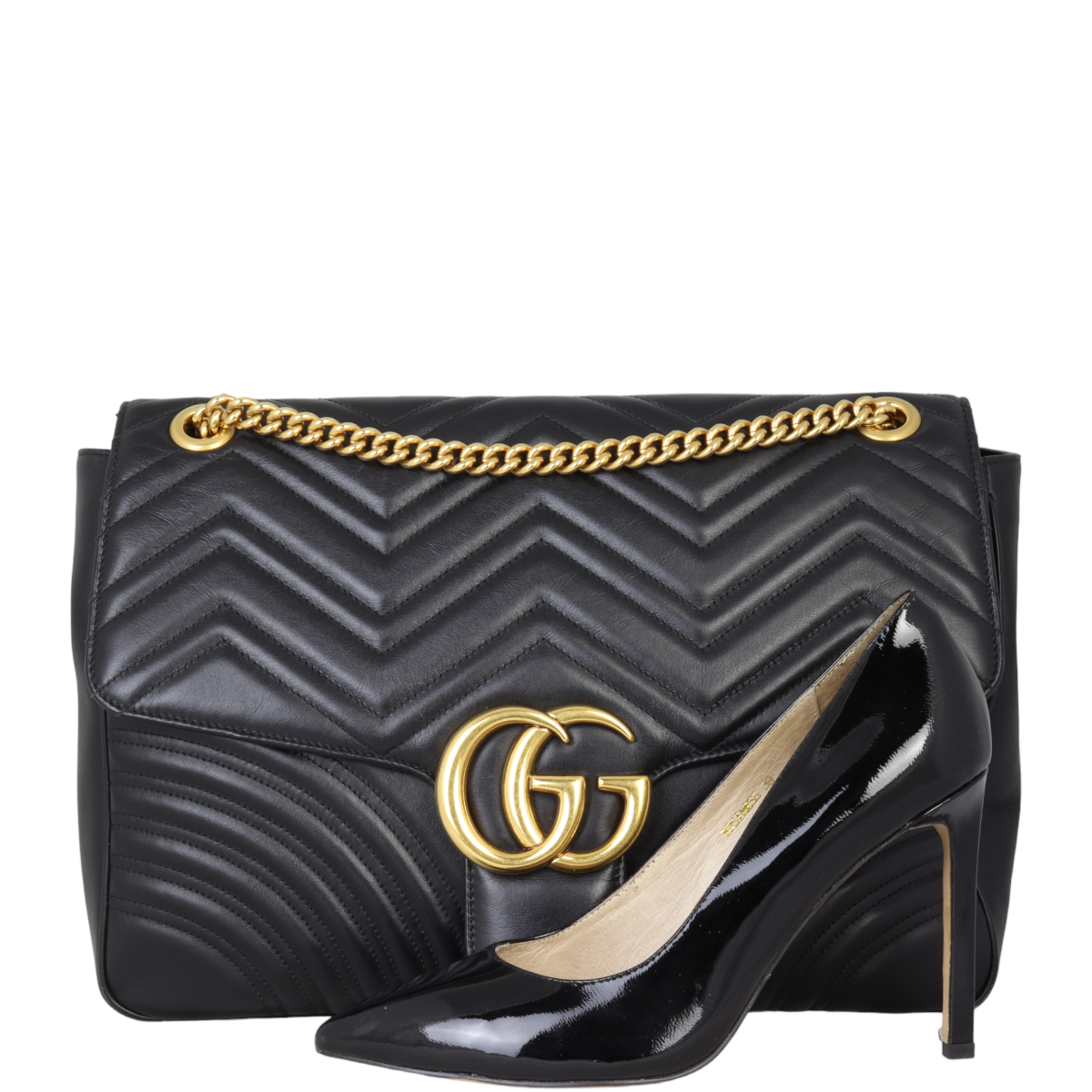 Gucci marmont clearance matelasse large