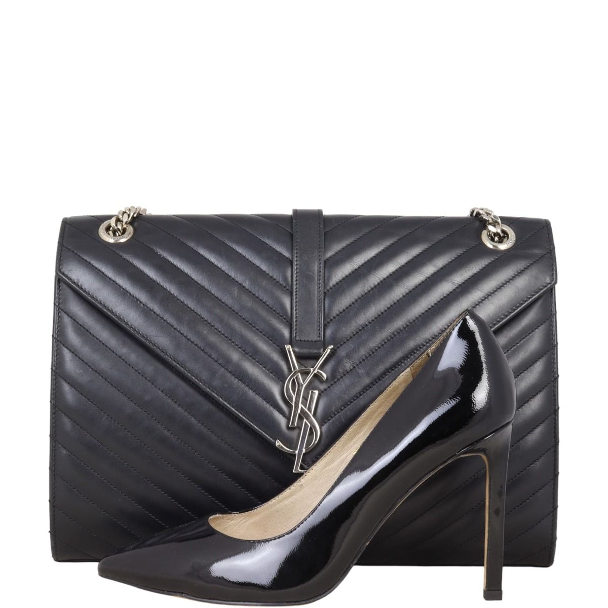 Ysl large monogram matelasse shoulder bag cheap
