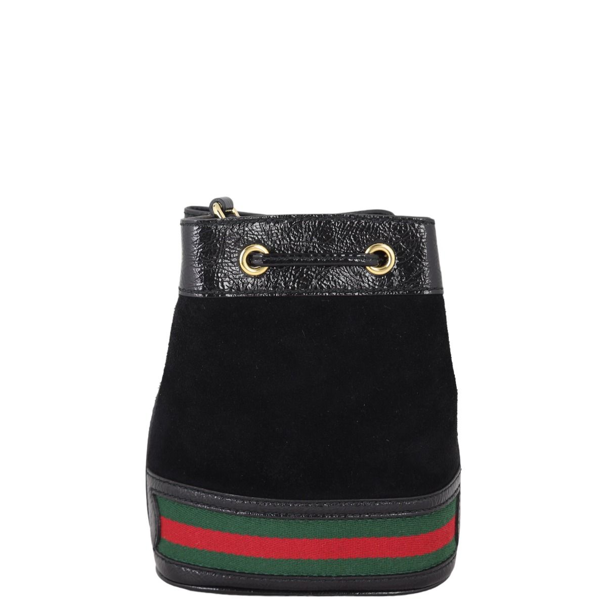 Gucci suede bucket bag deals