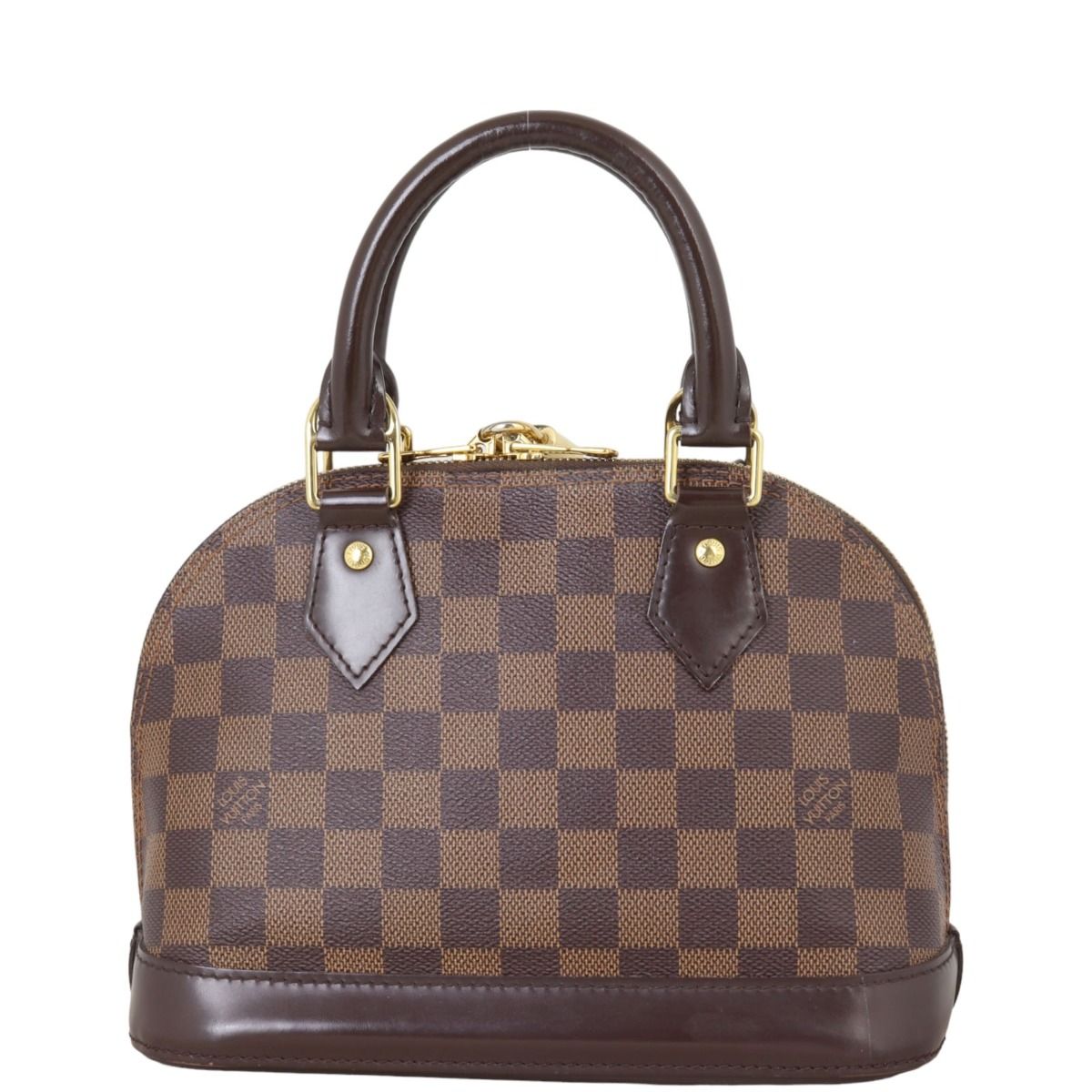 Louis Vuitton Alma BB Damier Ebene Gold Hardware