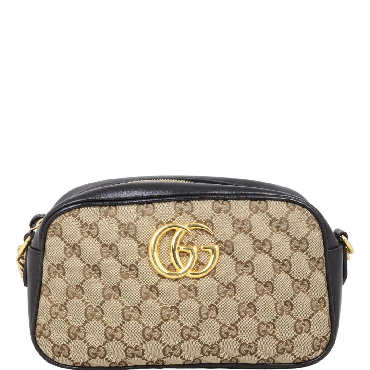 Gucci camera bag canvas deals