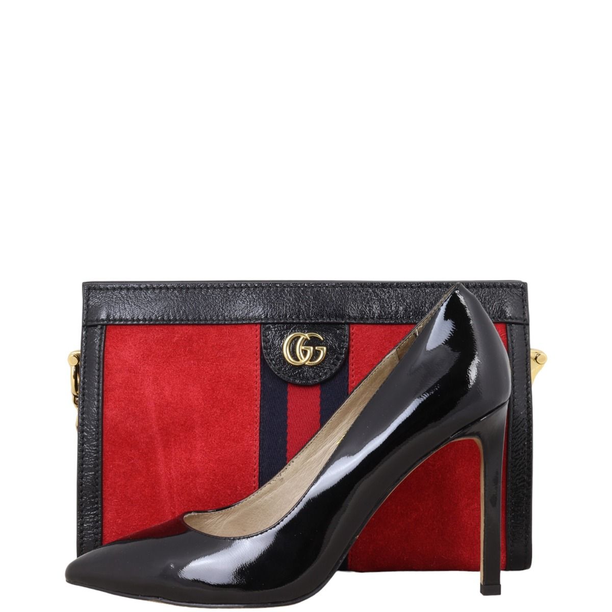 Gucci ophidia suede clutch discount