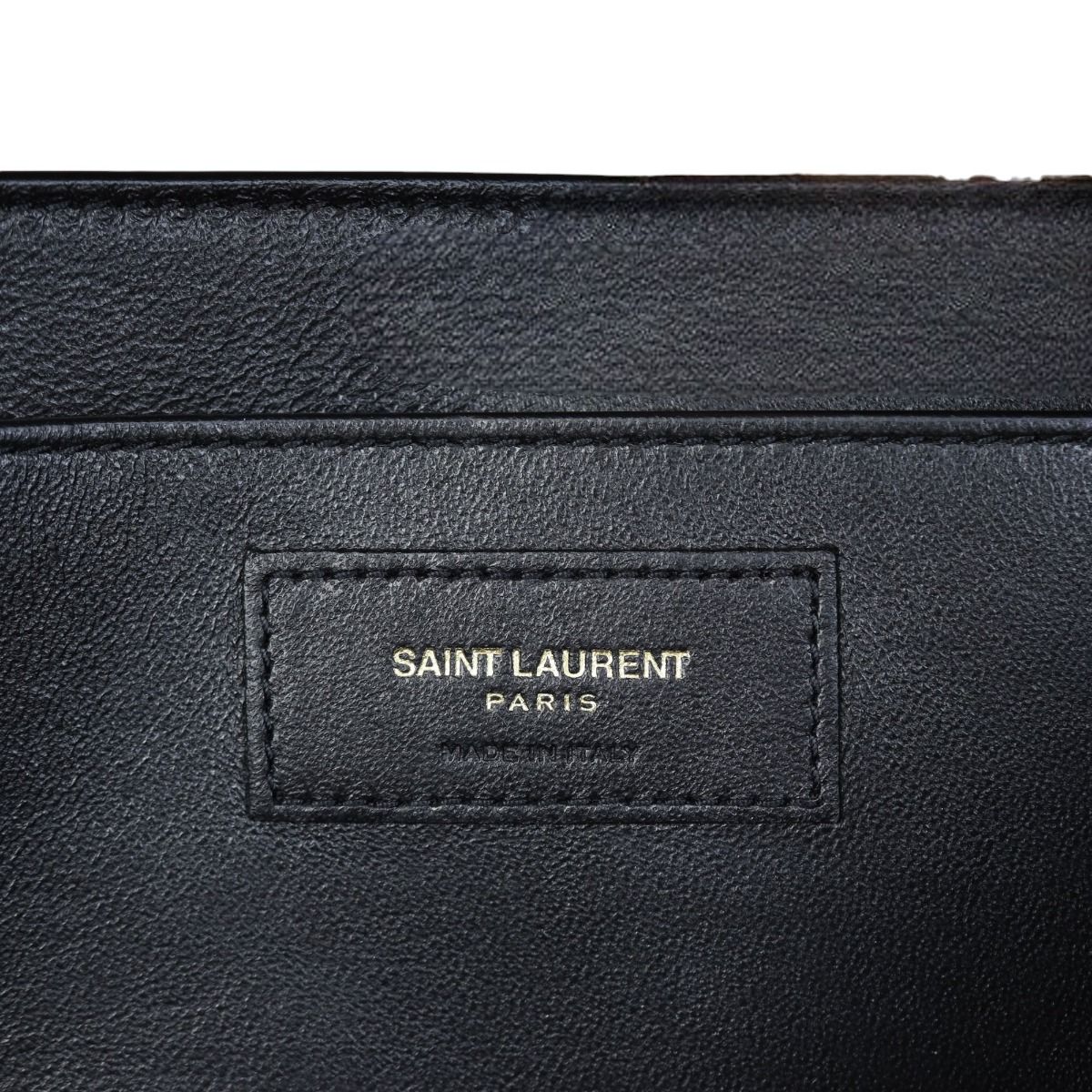 Saint laurent domino leather shoulder bag clearance