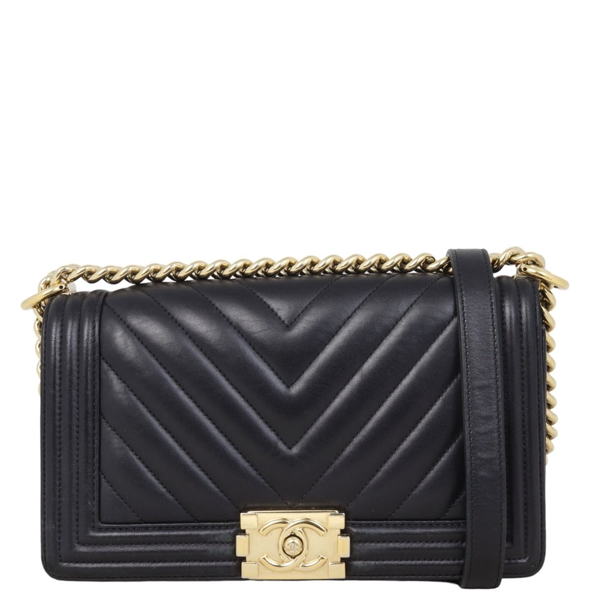 Chanel Boy Old Medium Chevron 23 Series