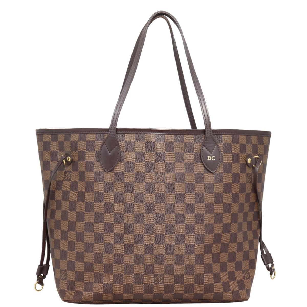 Louis Vuitton Neverfull MM Damier Ebene hot stamping