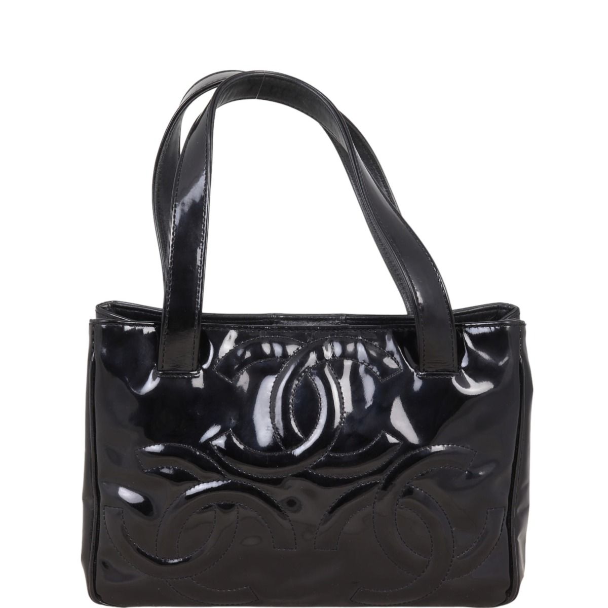 Chanel patent tote on sale