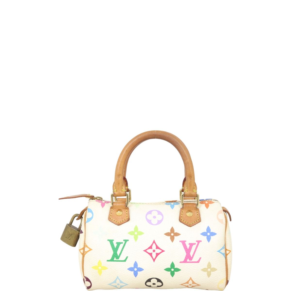 【希少】 LOUIS VUITTON Multicolore Monogram Cube Speedy Nano An Exclusive Look At the New Louis Vuitton X Murakami Nano