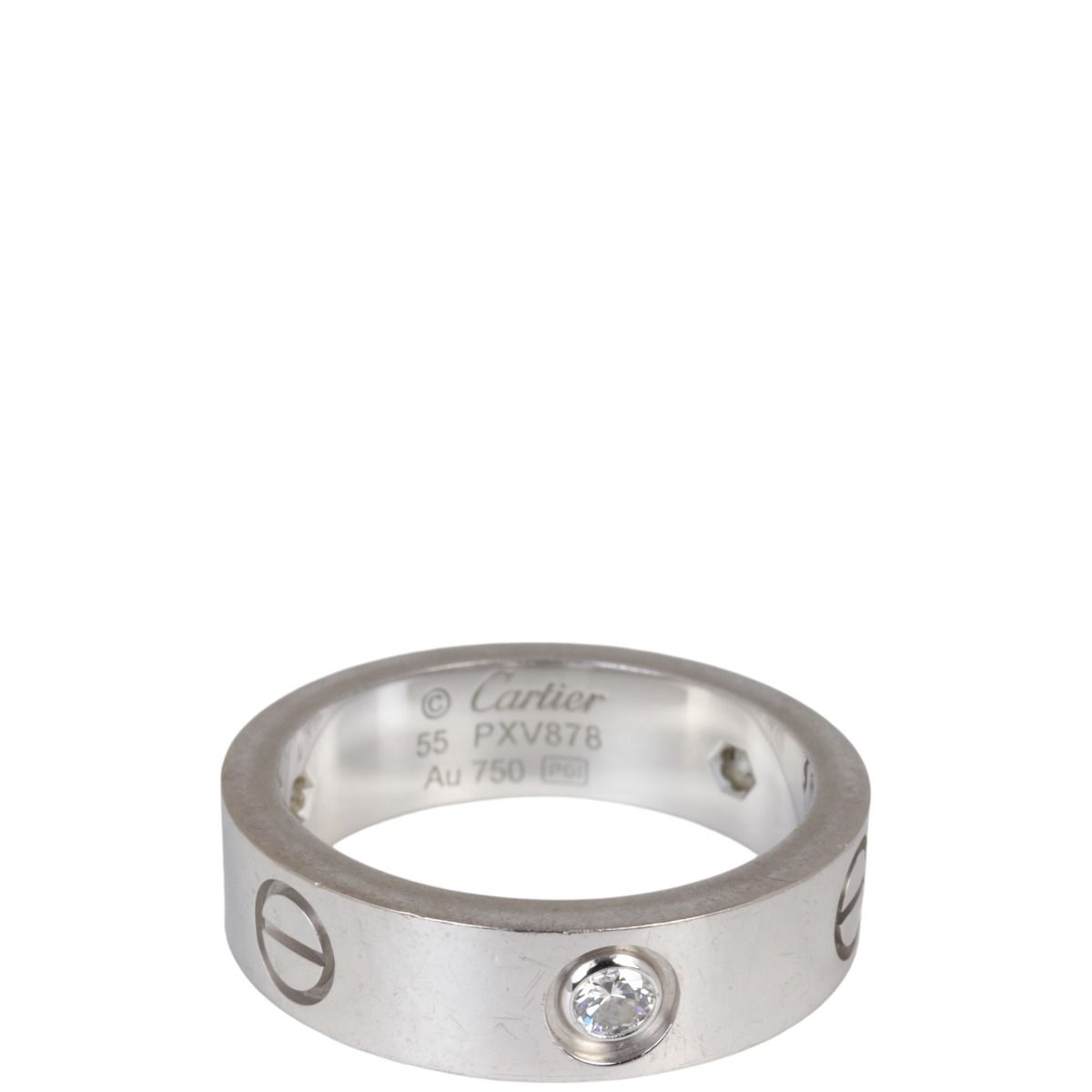 Silver cartier love ring deals