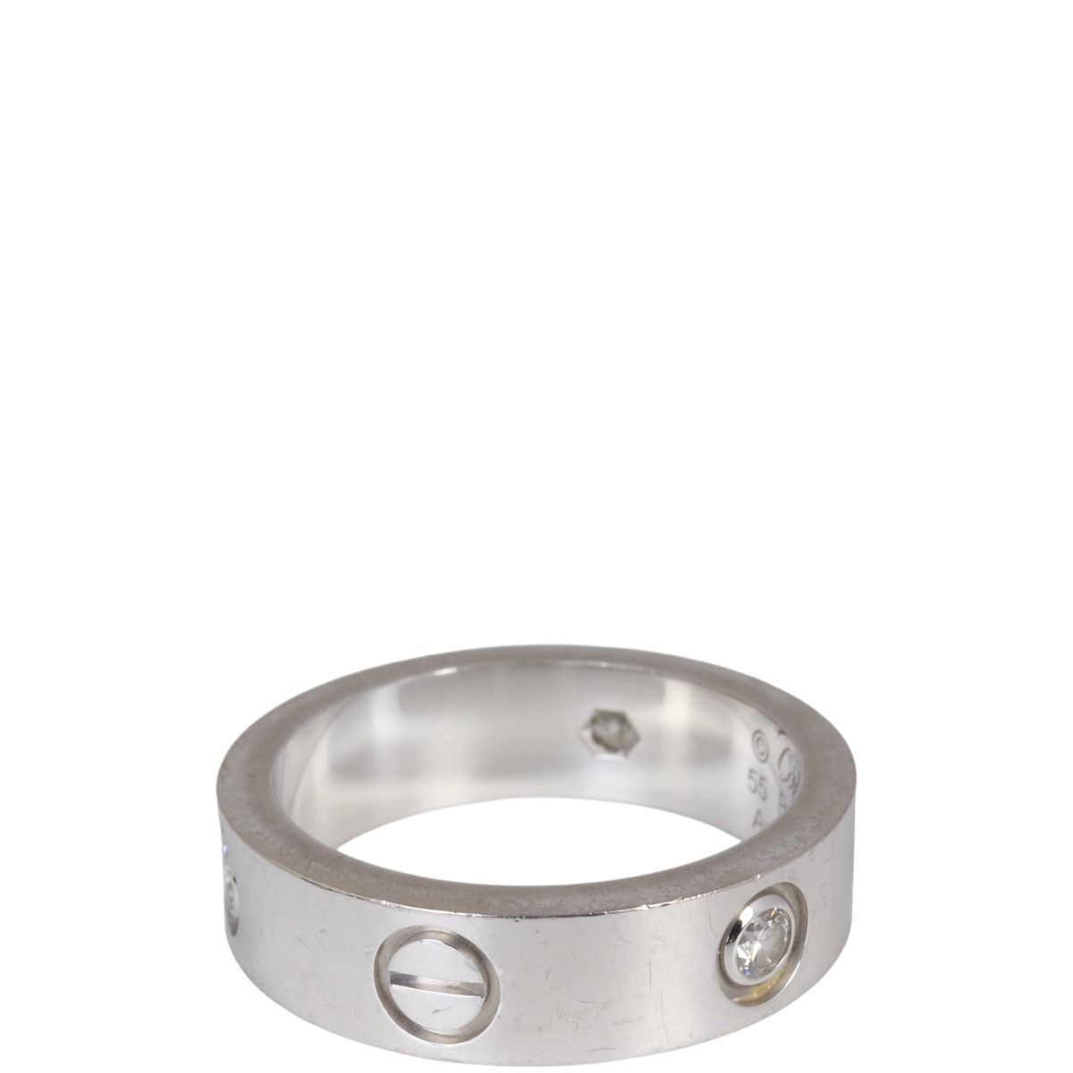 Cartier ring silver love outlet