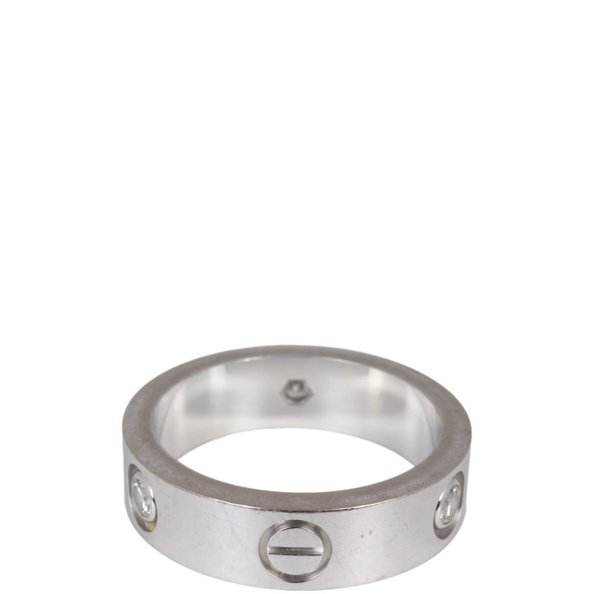 Cartier love ring 18k white gold hotsell
