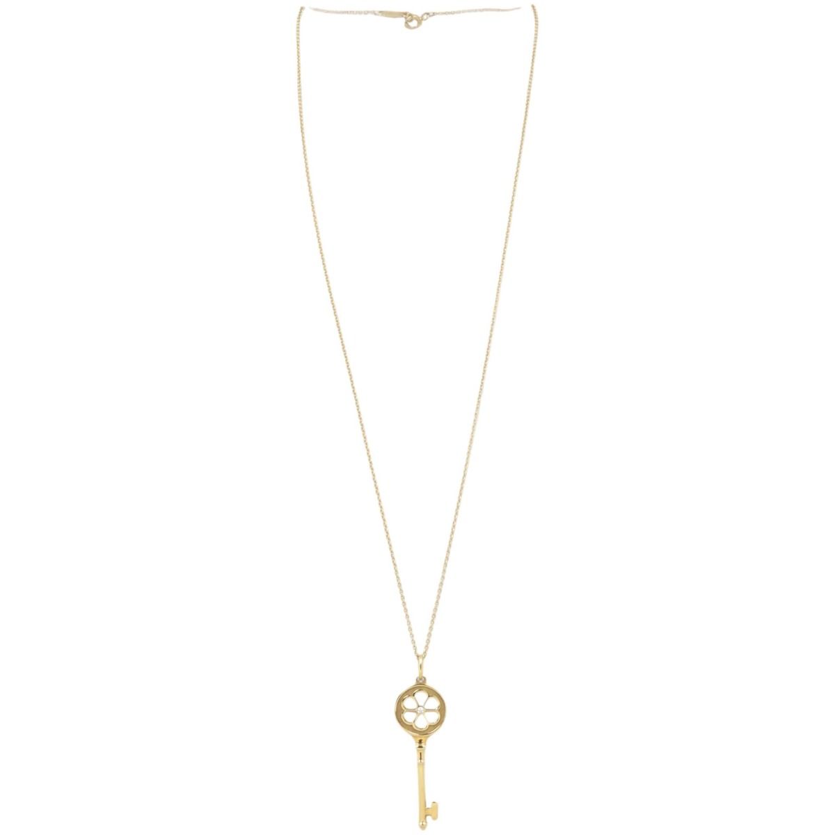 Tiffany daisy key necklace on sale