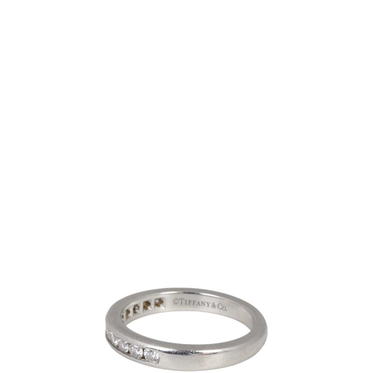 Tiffany Co Setting Half Circle Diamond Wedding Band