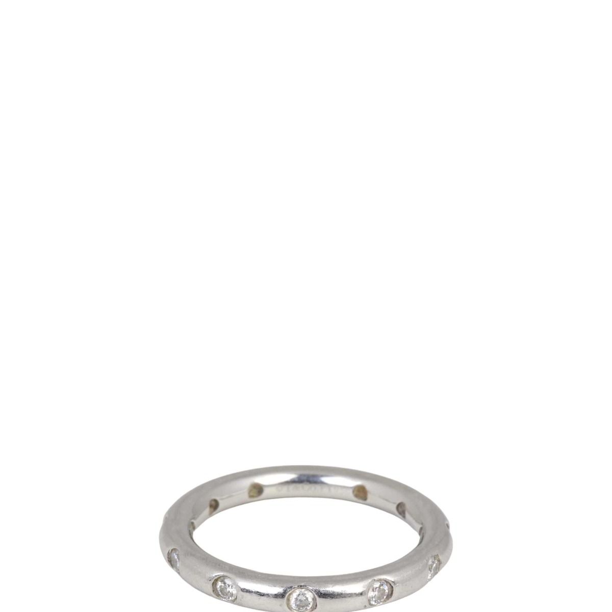 Tiffany Co Bezet Diamond Platinum Ring