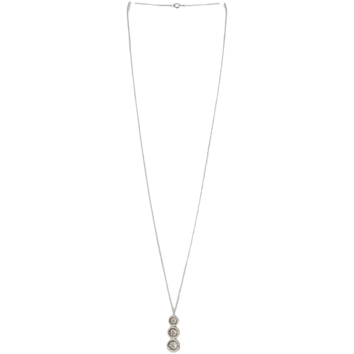 Tiffany Co Circlet Triple Drop Platinum Diamond Necklace