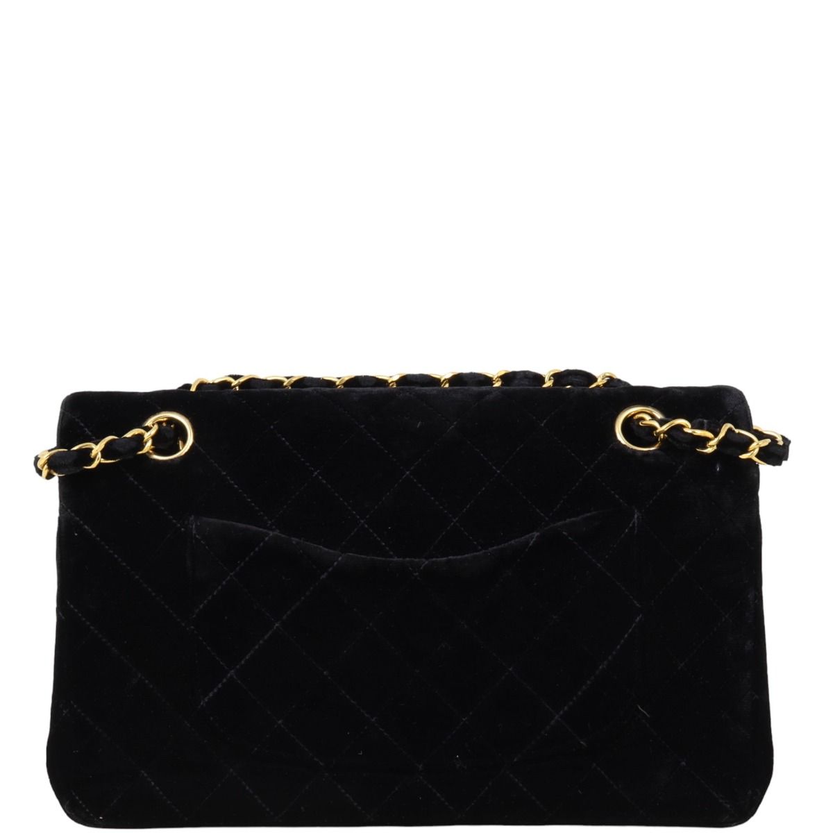 Chanel velvet pouch clearance