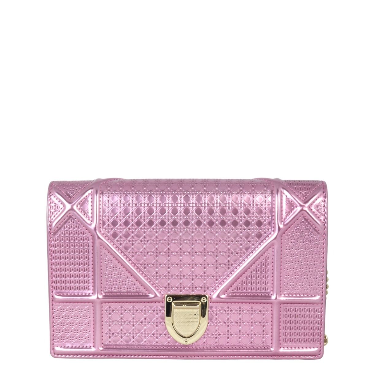 Dior Diorama Wallet on Chain Micro Cannage