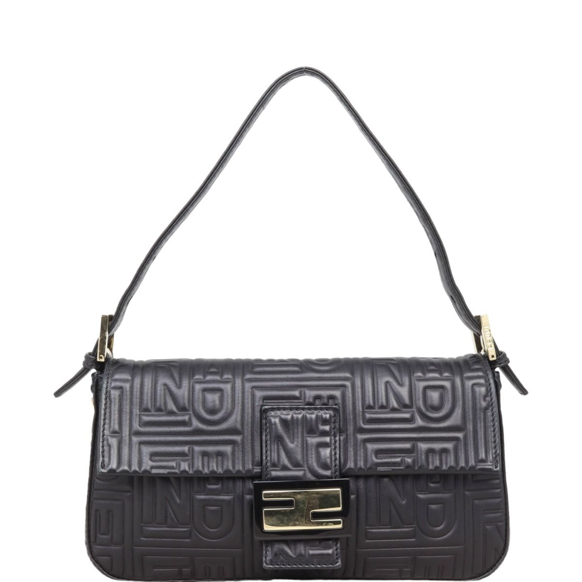 Fendi embossed baguette clearance