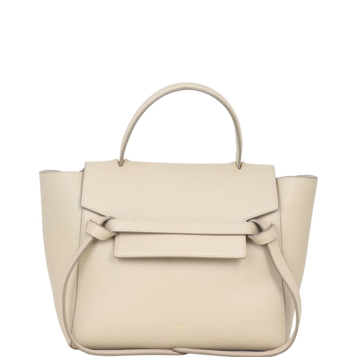 Micro belt bag in grained calfskin shop