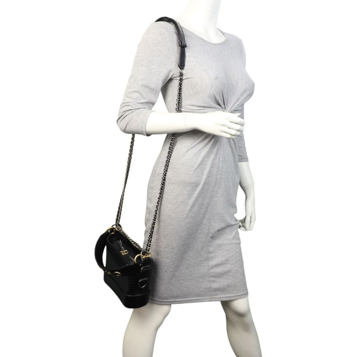 Chanel gabrielle hobo crocodile new arrivals