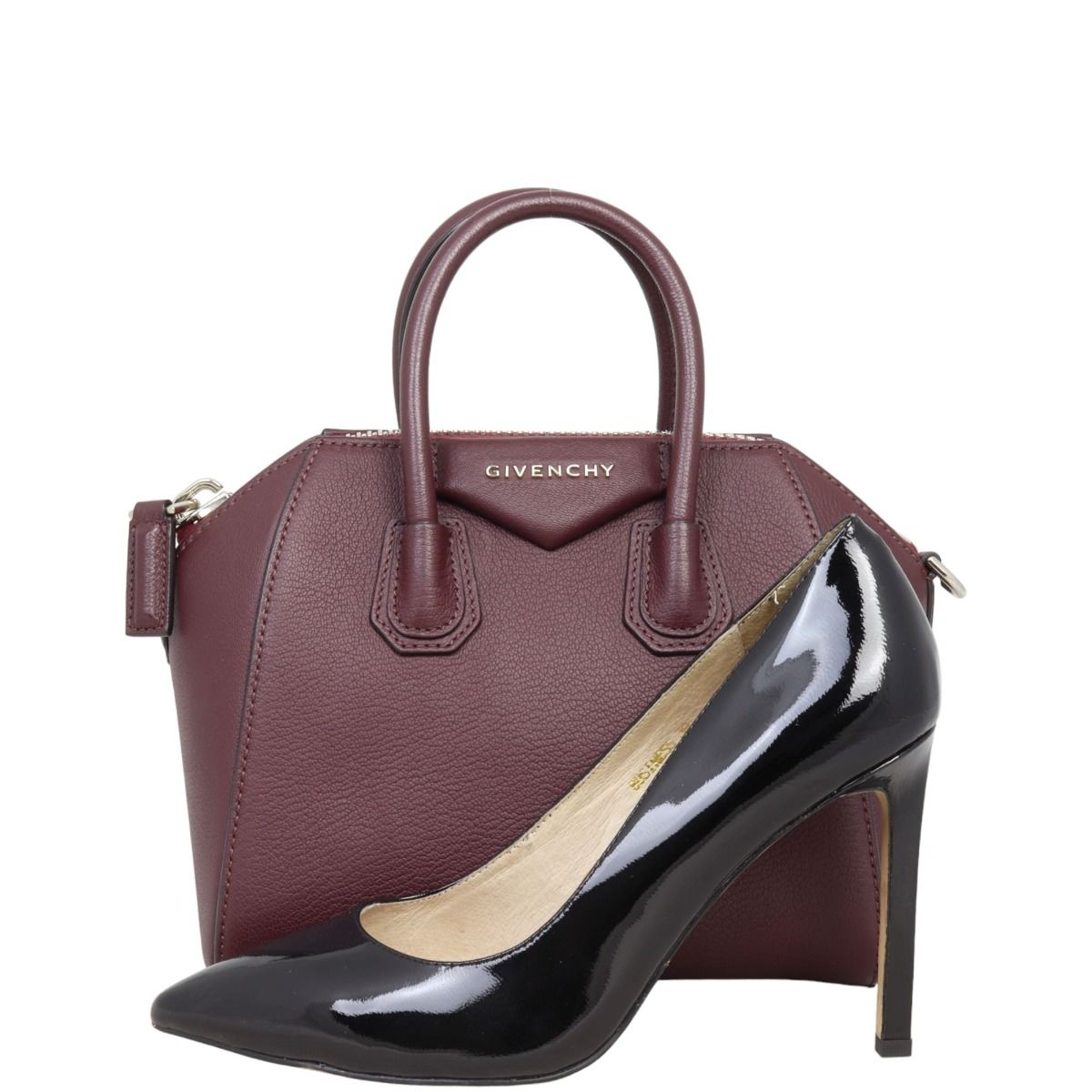 Givenchy antigona burgundy sales