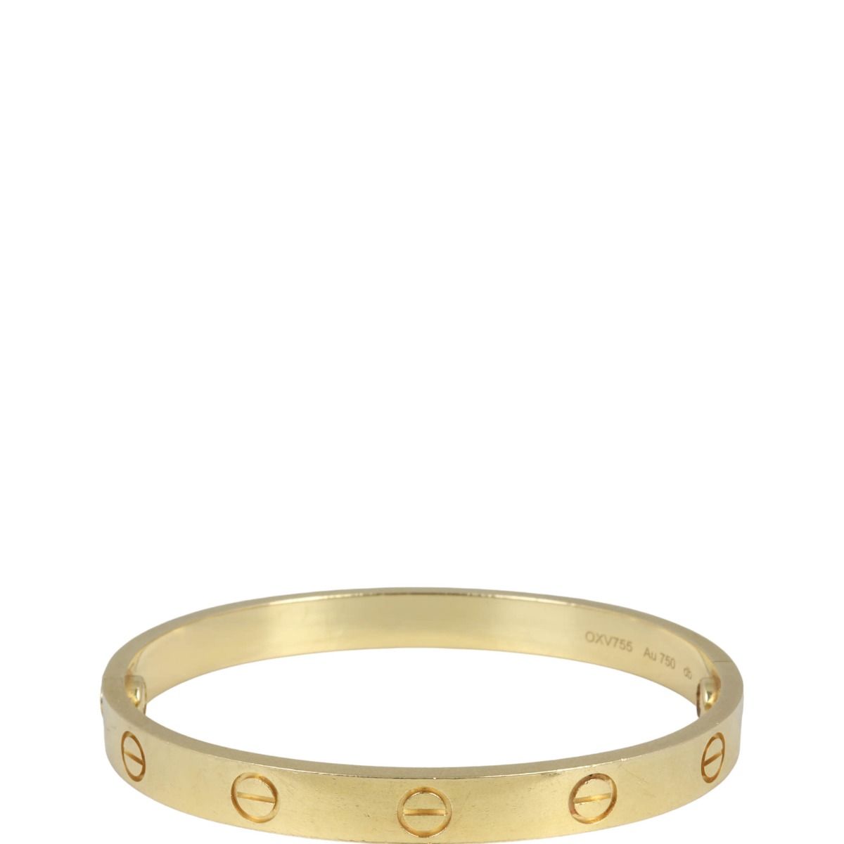 Cartier love bracelet au shop