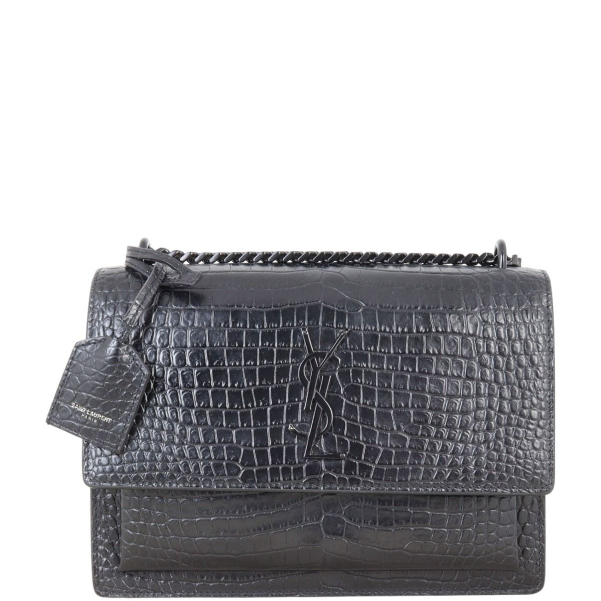 Ysl sunset crocodile bag top