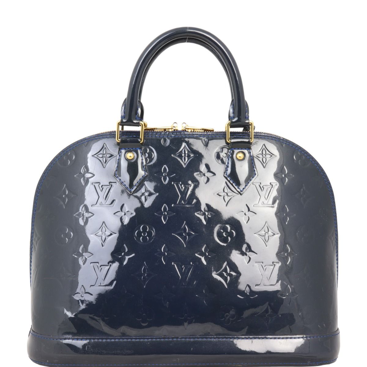 Louis Vuitton Alma PM Monogram Vernis Blue Nuit