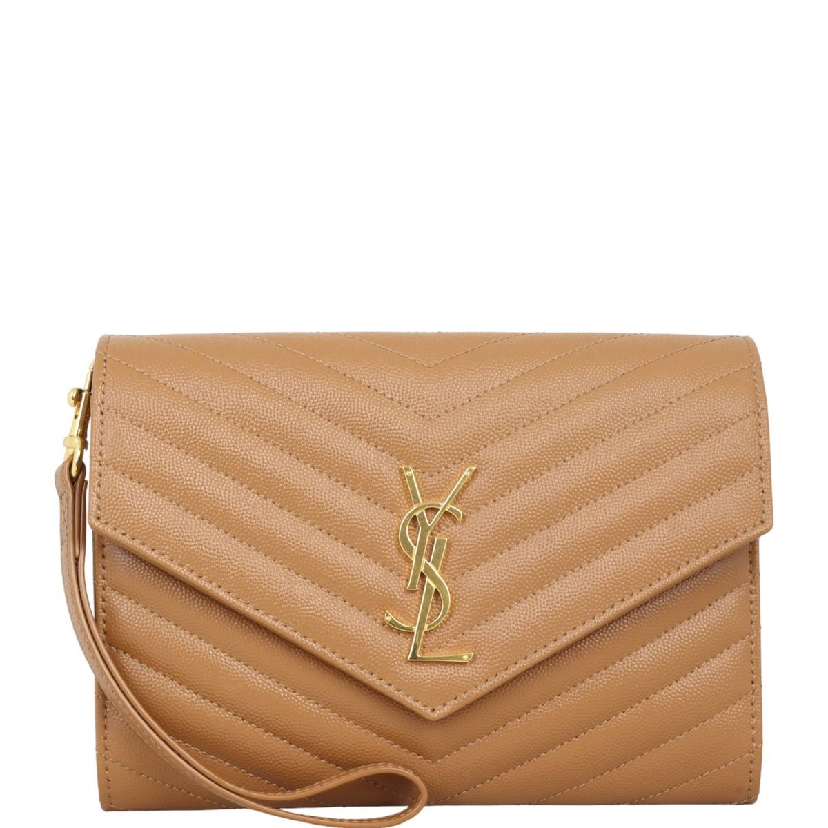 Saint laurent matelasse pouch on sale