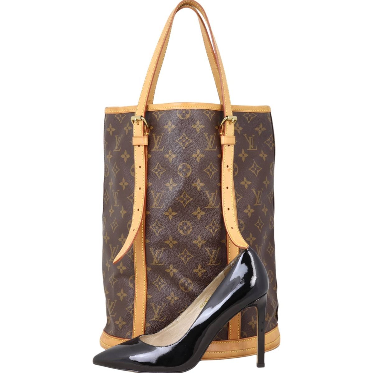 Lv bucket monogram new arrivals
