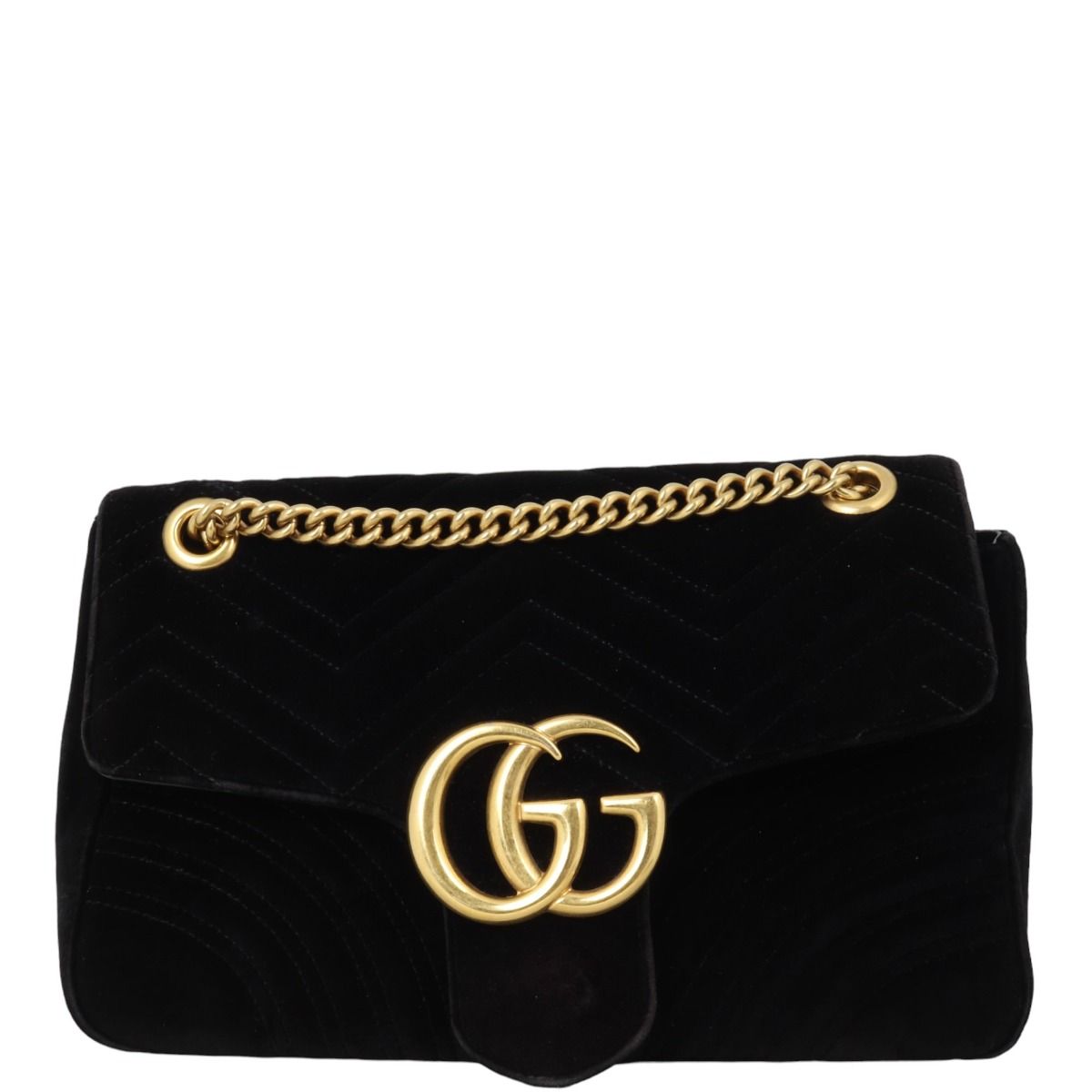 Gg marmont medium velvet shoulder bag clearance