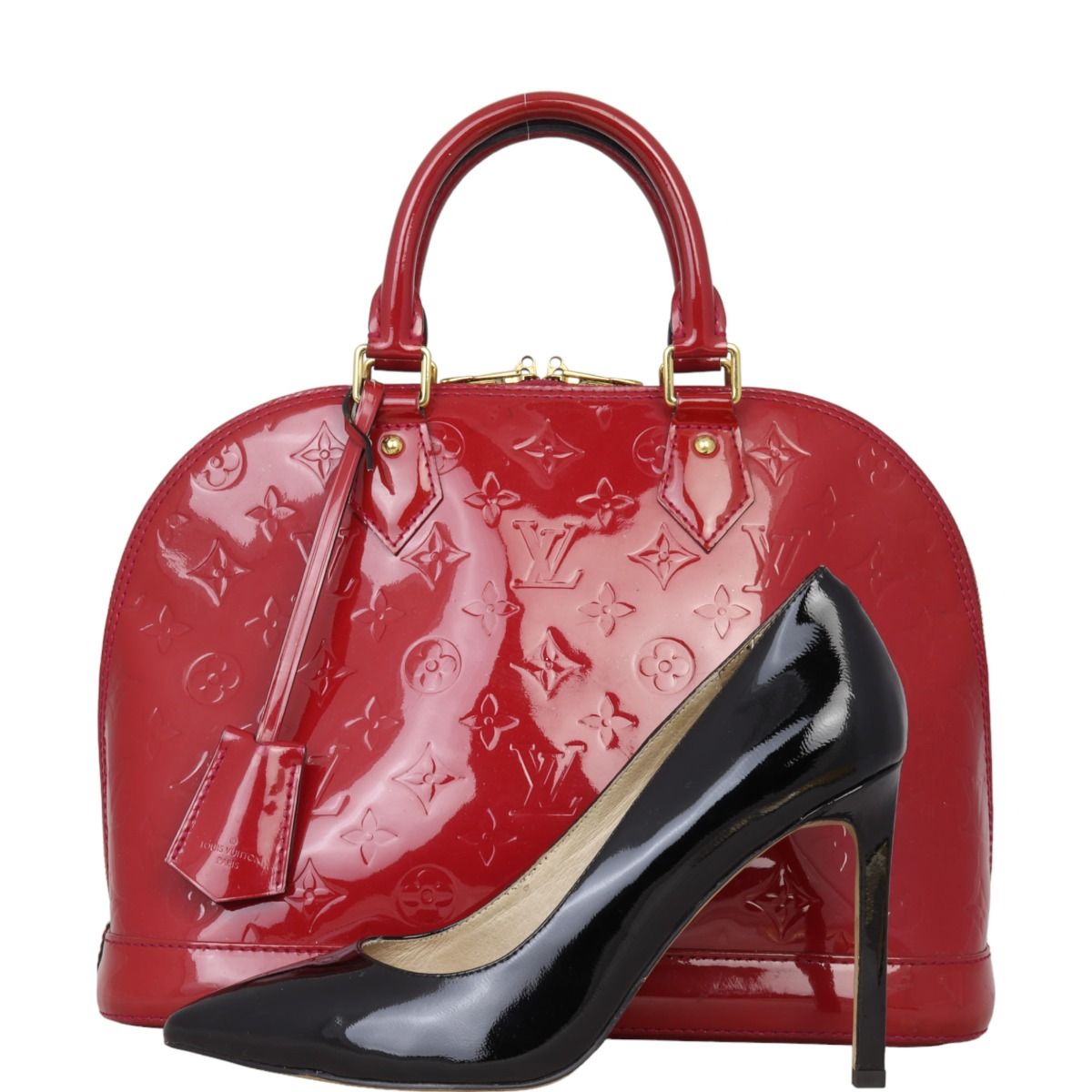 Louis Vuitton Alma PM Monogram Vernis Raspberry