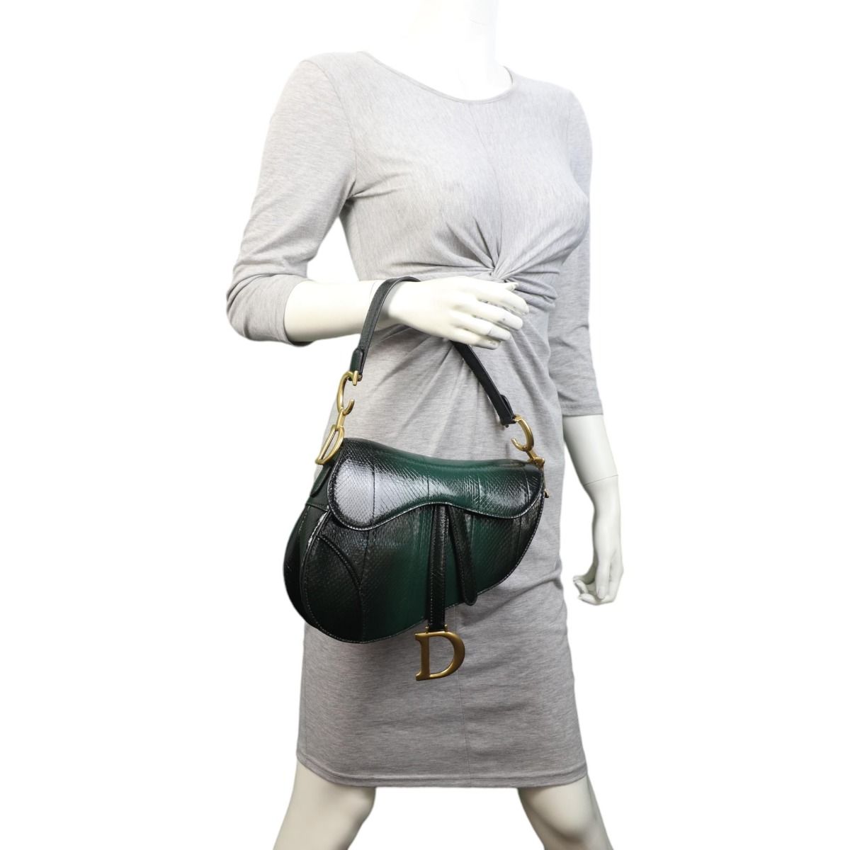 Dior saddle python hotsell