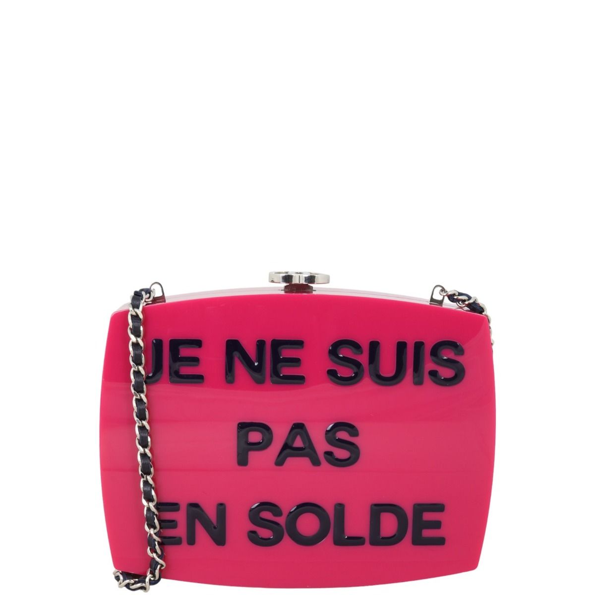 Chanel acrylic clutch clearance
