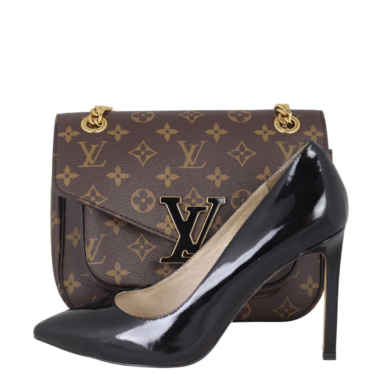 Louis Vuitton Passy Monogram in Coated Canvas with Aged Gold-tone - US