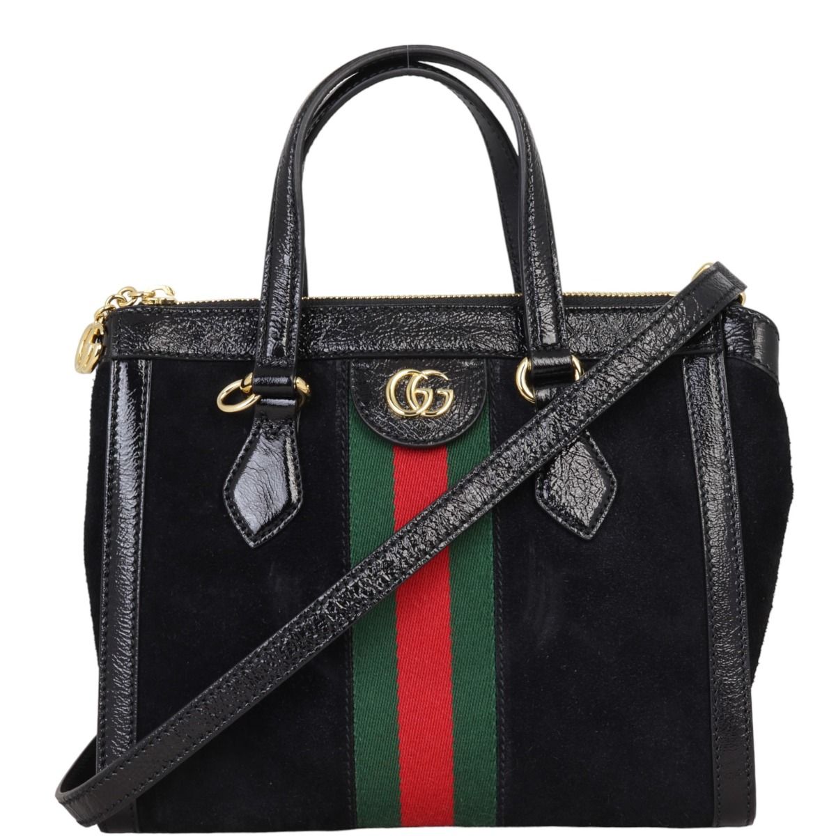 Gucci web boston bag black hotsell