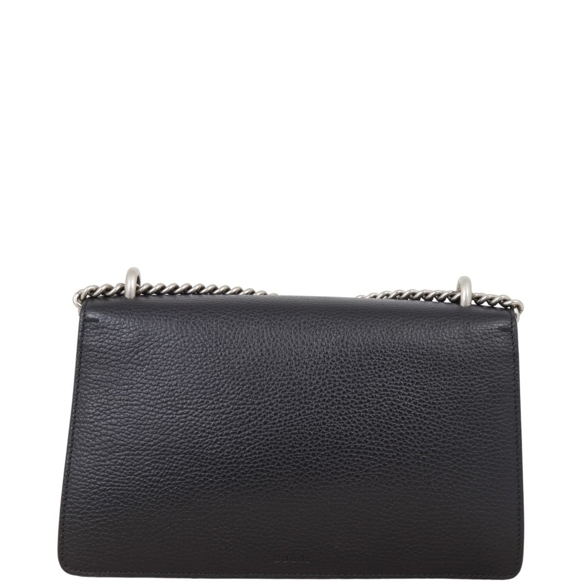Gucci dionysus black leather small hotsell