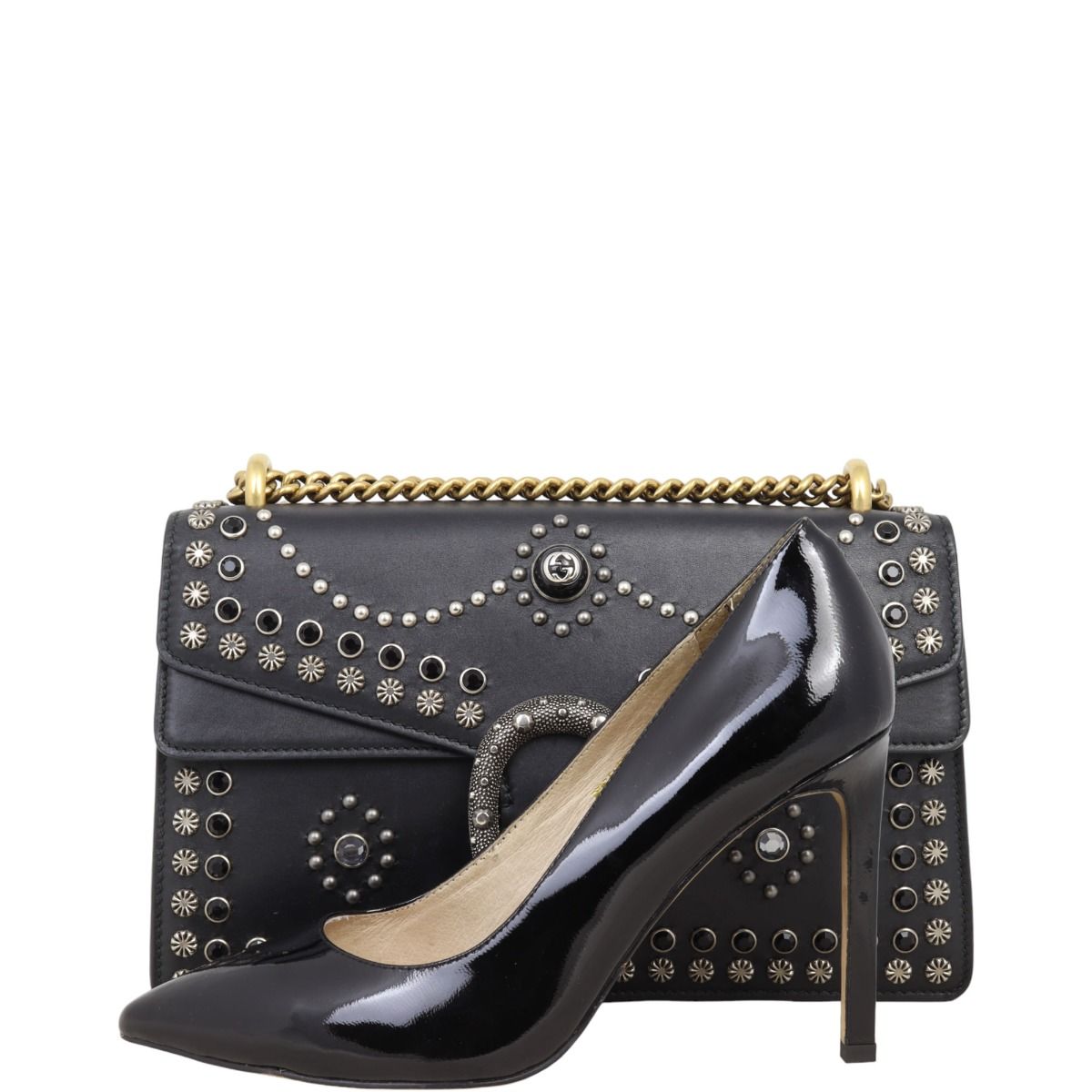 Gucci studded dionysus hotsell