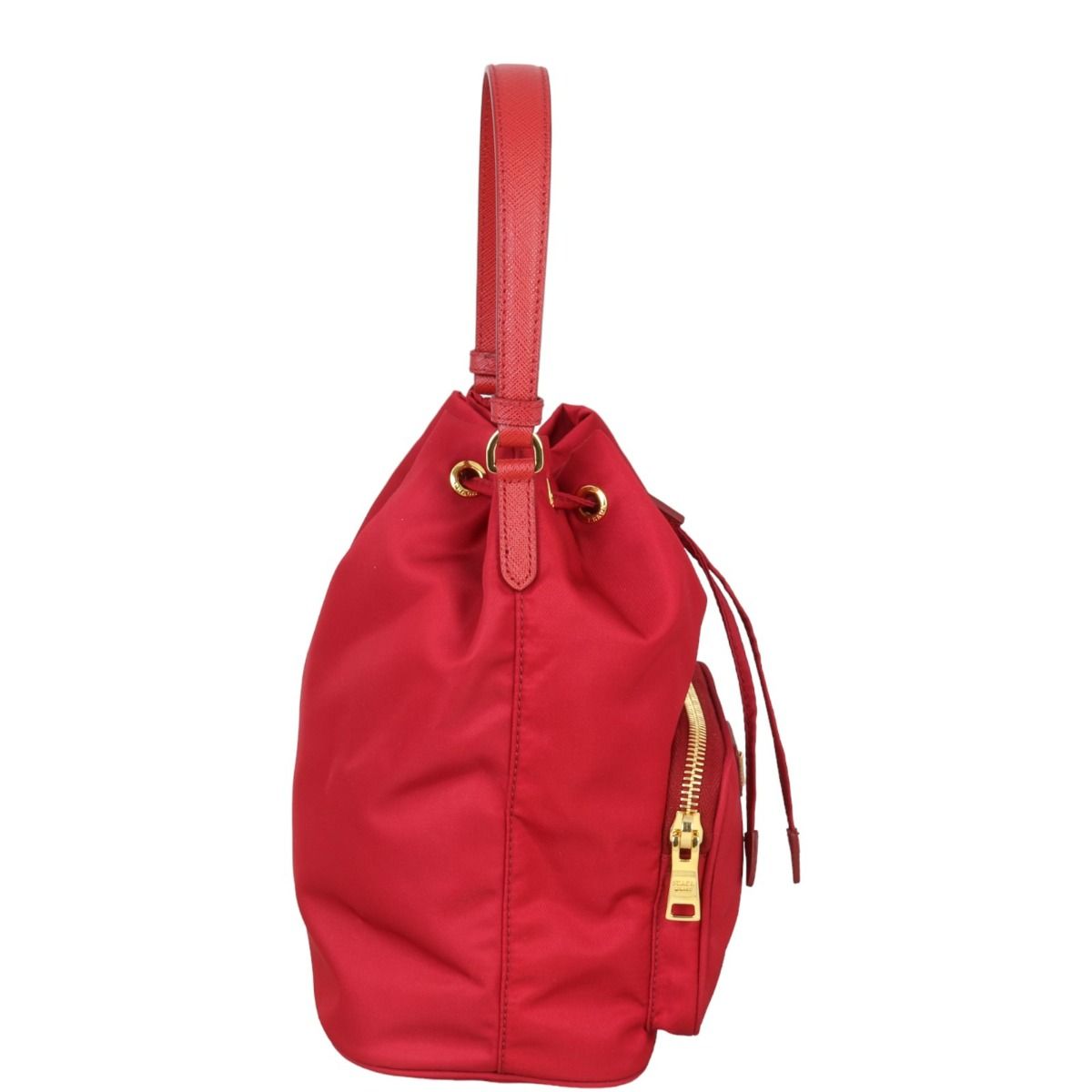 Prada jacquard bucket bag sales