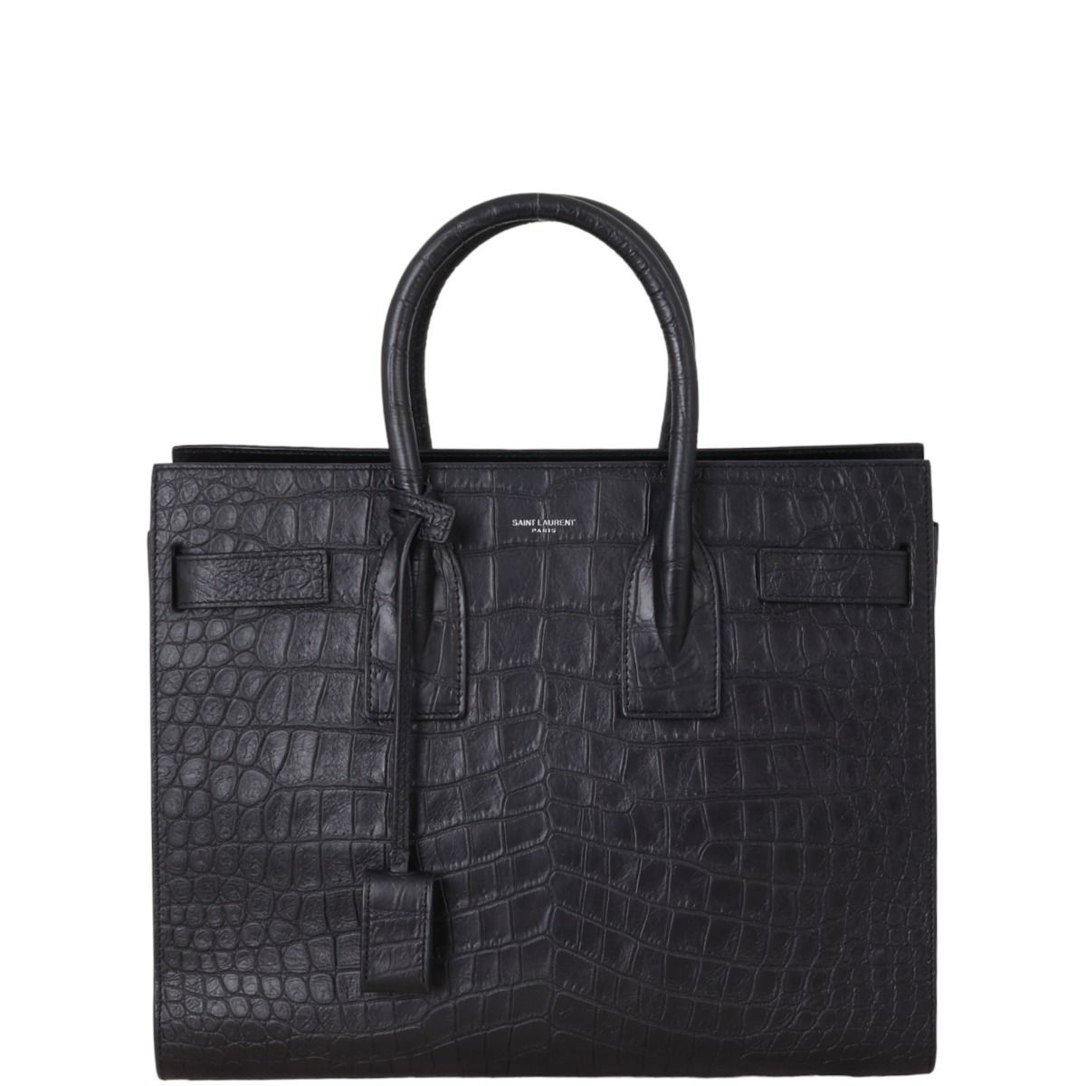 Saint Laurent Sac de Jour Small Croc Embossed