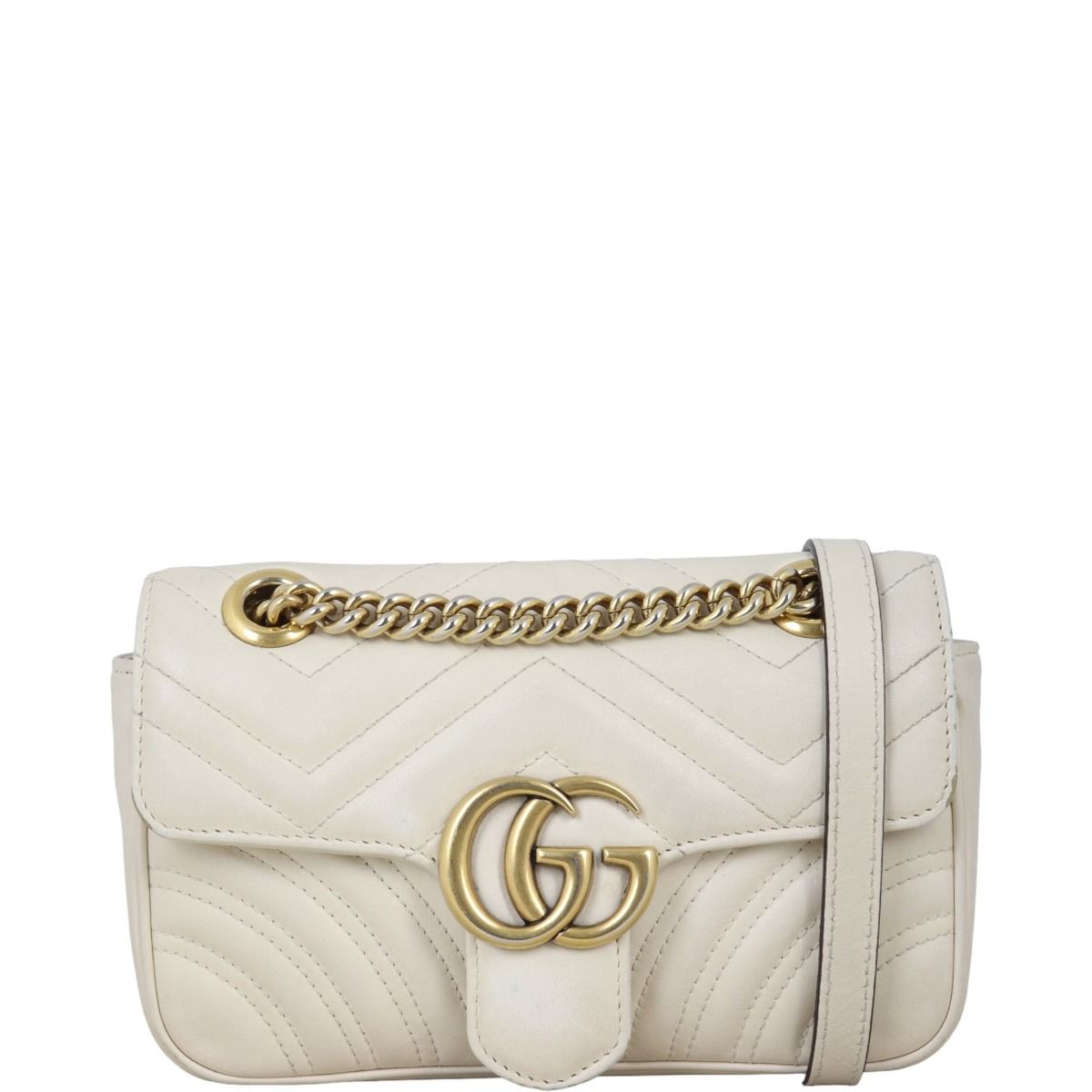 Gucci white handbag store