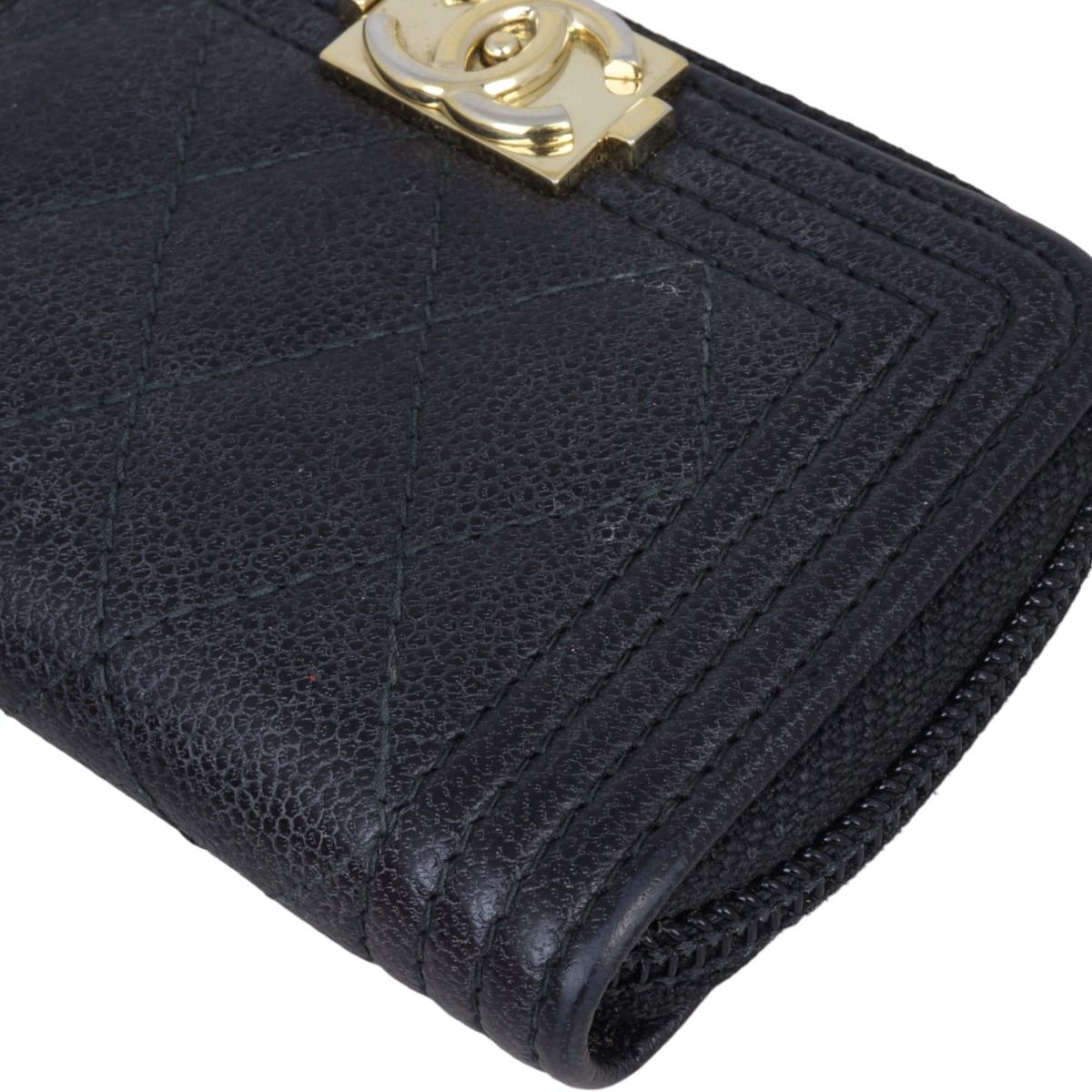 Chanel boy zipped coin purse outlet