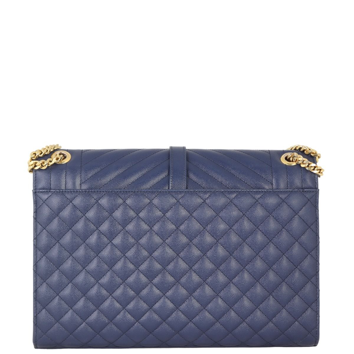Saint laurent large monogram matelasse leather chain shoulder bag shop