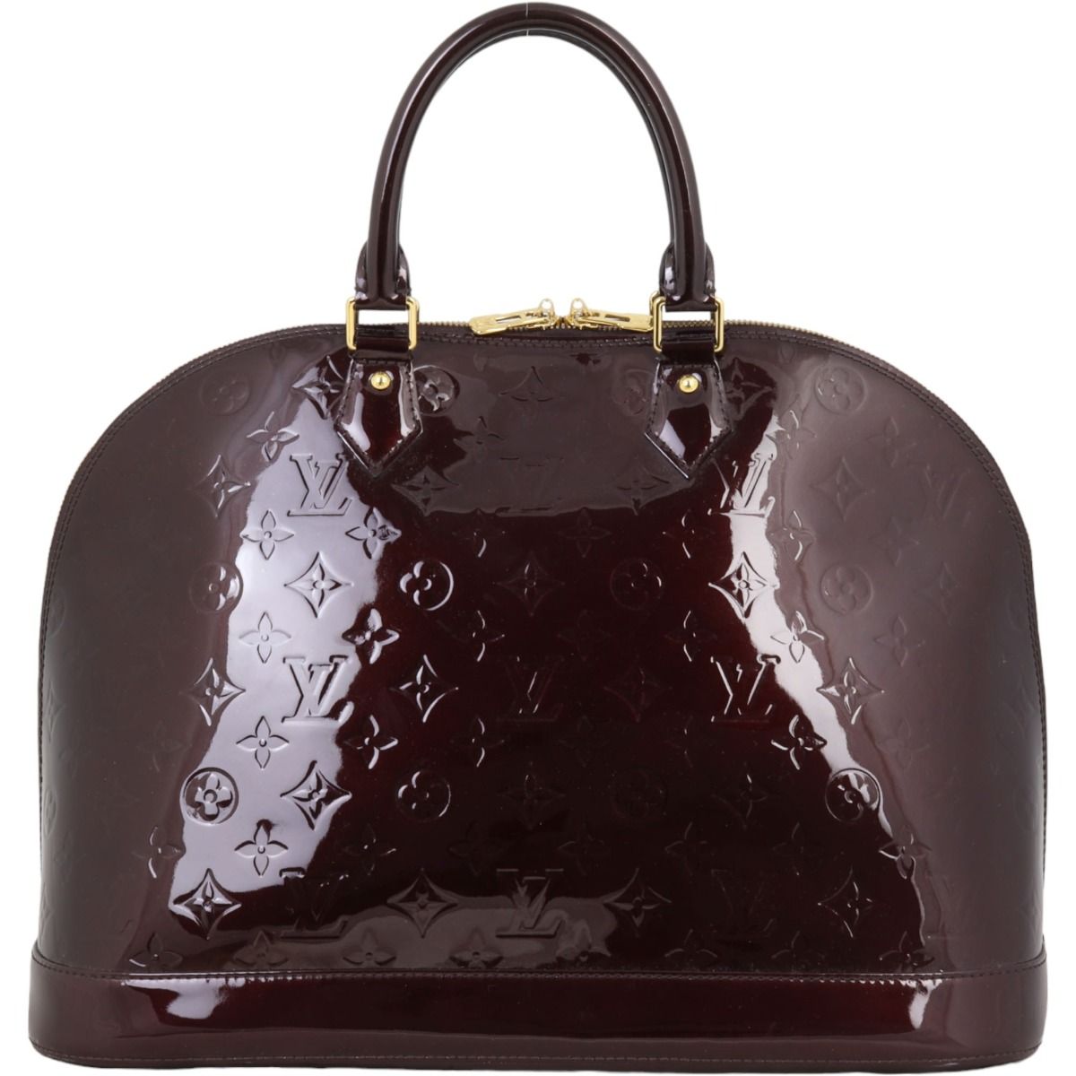 Louis Vuitton Alma GM Monogram Vernis Amarante