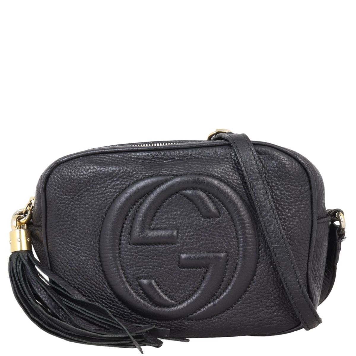 Gucci leather sale soho bag