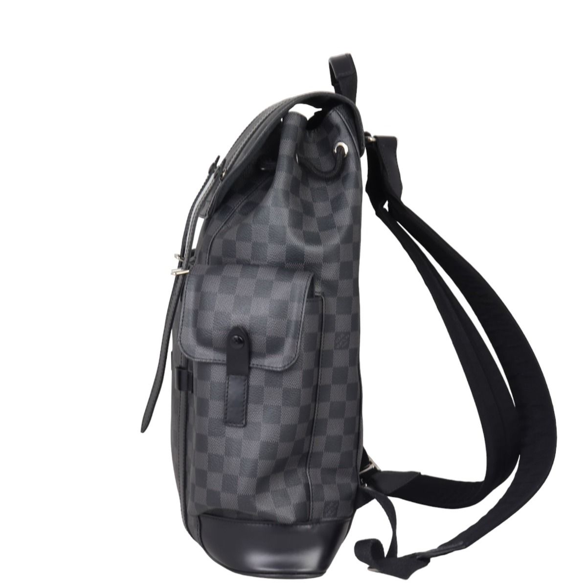 Louis Vuitton Christopher Backpack in Coated Canvas with Black-tone - US