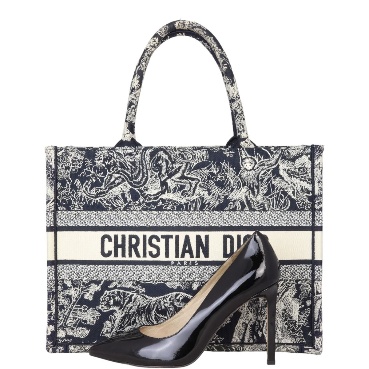 Christian dior book tote toile de jouy bag new arrivals