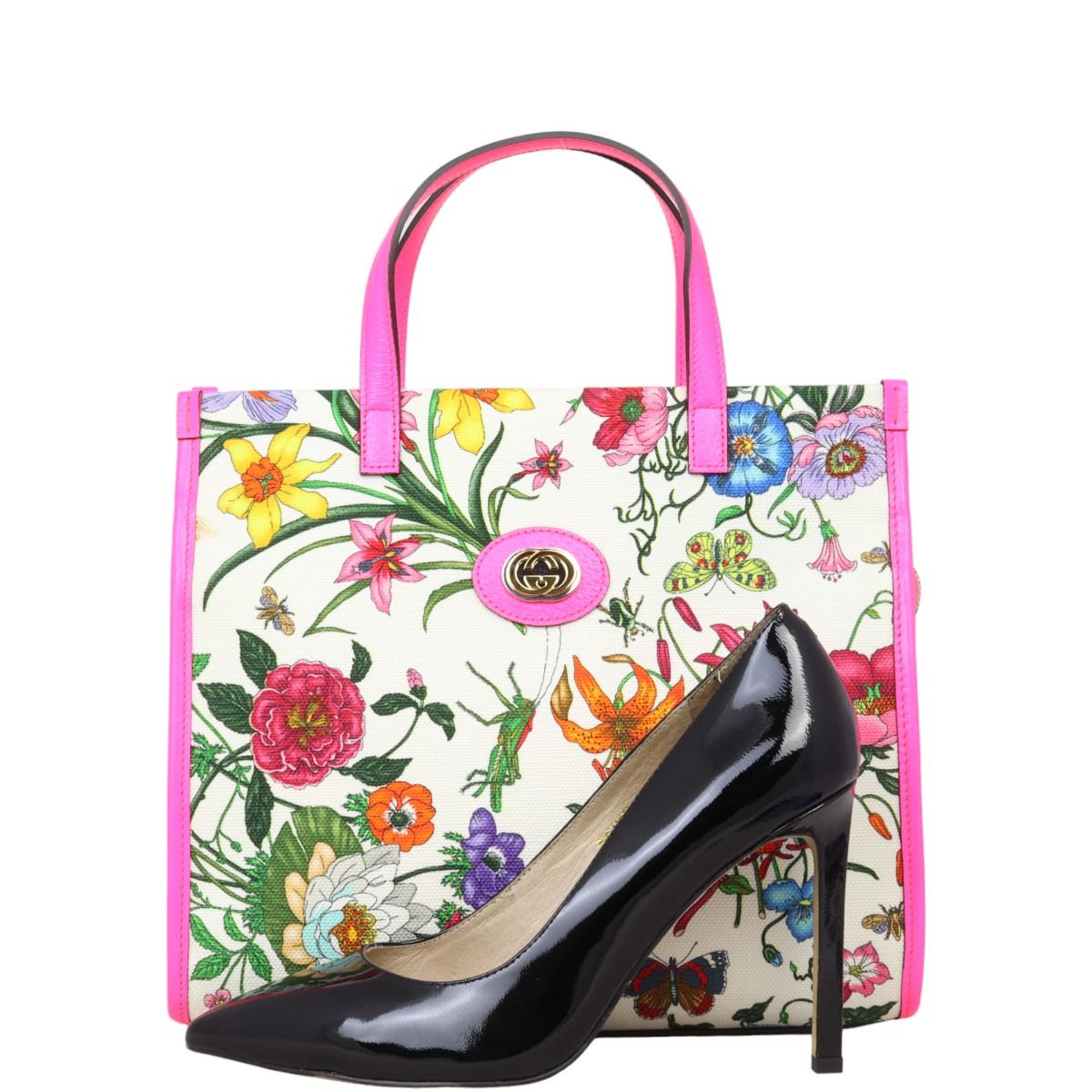 Gucci flora tote bag on sale