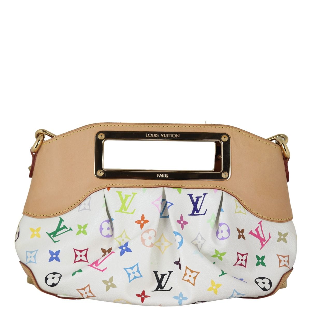 Louis Vuitton White Monogram Multicolore Judy PM Bag
