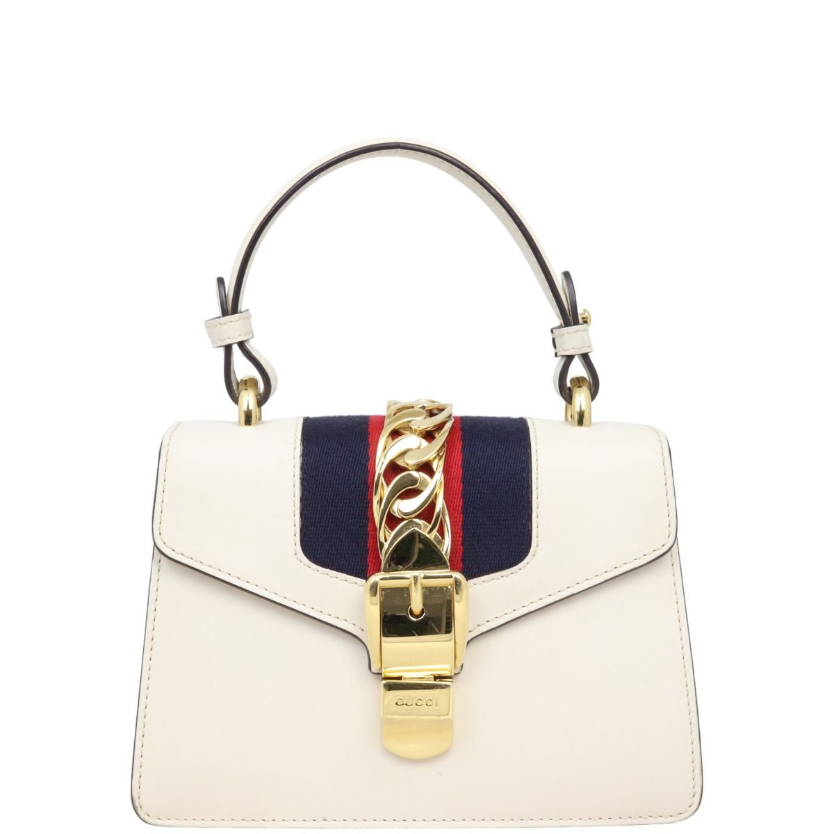 Gucci sylvie white bag sales