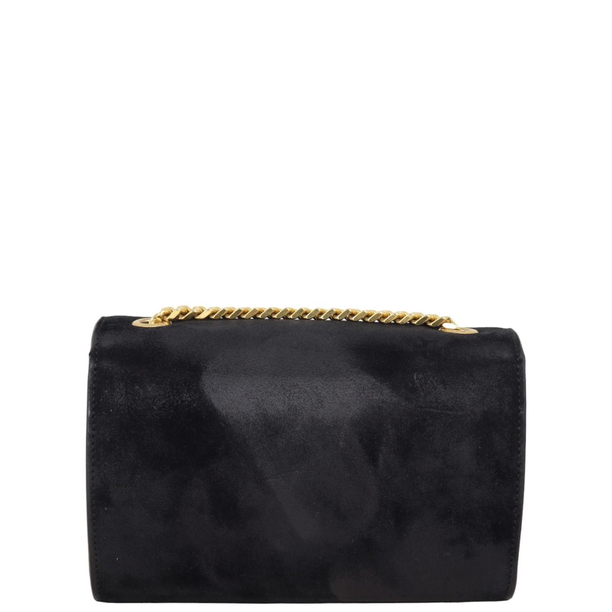 Ysl black bag black chain 2025